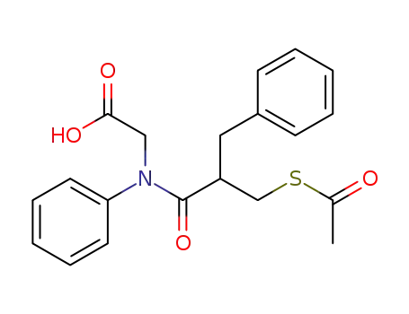 N-[S-Acetyl-2'-benzyl-3'-mercaptopropionyl]-D-phenylglycine