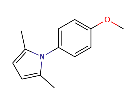 Molecular Structure of 5044-27-9 (1-(4-METHOXYPHENYL)-2,5-DIMETHYLPYRROLE)