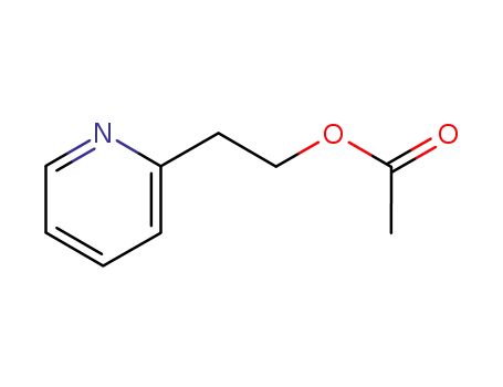 Molecular Structure of 16632-09-0 (2-Pyridin-2-ylethyl acetate)