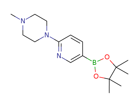 1-METHYL-4-[5-(4,4,5,5-TETRAMETHYL-1,3,2-DIOXABORALAN-2-YL)PYRIDINE-2-YL]PIPERAZINE