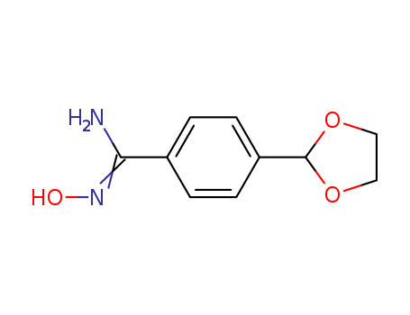 4-(1,3-DIOXOLAN-2-YL)-N-HYDROXYBENZENECARBOXIMIDAMIDE