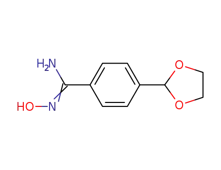 4-(1,3-dioxolan-2-yl)-N1-hydroxybenzenecarboximidamide