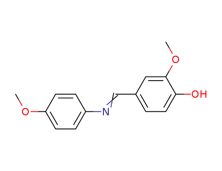 Molecular Structure of 24033-07-6 (Phenol, 2-methoxy-4-[[(4-methoxyphenyl)imino]methyl]-)
