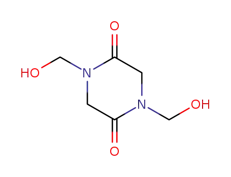 Molecular Structure of 7383-56-4 (2,5-Piperazinedione,1,4-bis(hydroxymethyl)-(6CI,7CI,8CI,9CI))