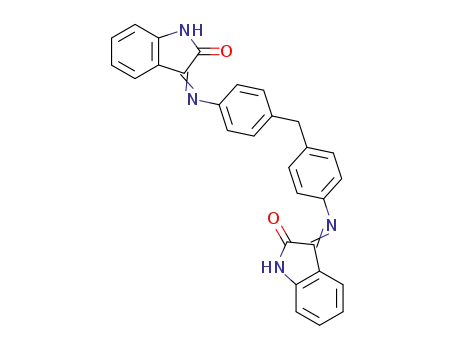 3,3'-[methylenebis(4,1-phenylenenitrilo)]bis[1,3-dihydro-2H-indol-2-one]