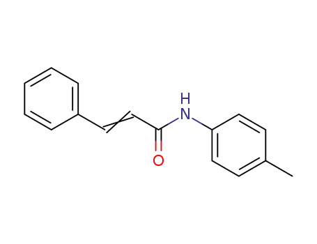Molecular Structure of 6876-68-2 ((E)-N-(4-Methylphenyl)-3-phenyl-prop-2-enamide)