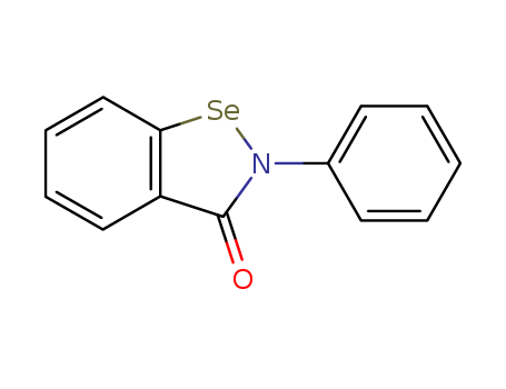 60940-34-3,Ebselen,2-Phenyl-1,2-benzisoselenazol-3(2H)-one;2-Phenyl-1,2-benzoisoselenazol-3(2H)-one;Ebselen;Lopac E 3520;NSC 639762;PZ51;2-phenyl-1,2-benzoselenazol-3(2H)-one;1,2-Benzisoselenazol-3(2H)-one, 2-phenyl-;2-Phenyl-1,2-benzoselenazol-3(2H)-one;