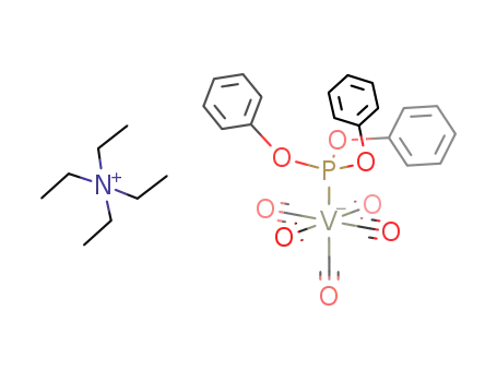 tetraethylammonium pentacarbonyl(triphenylphosphite)vanadate