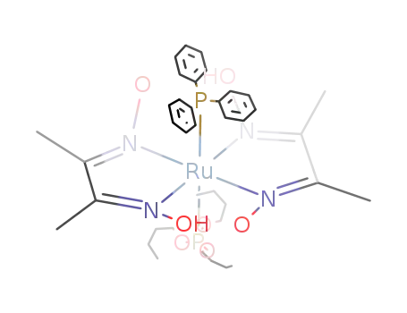 trans-(ruthenium(II)dimethylglyoximate)2(triphenylphosphine)(tri-n-butylphosphite)