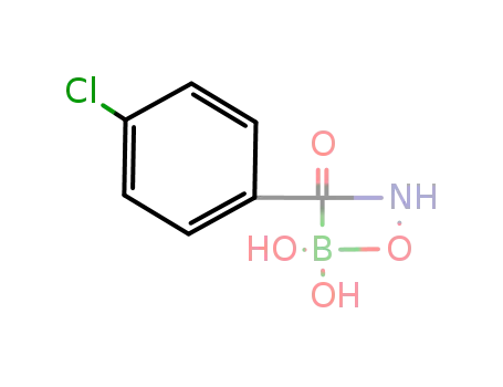 (4-ClC6H4CONHO)B(OH)2