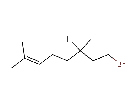 4895-14-1,8-Bromo-2,6-dimethyl-2-octene,2-Octene,8-bromo-2,6-dimethyl-,(S);(S)-8-bromo-2,6-dimethyloct-2-ene;2-Octene,8-bromo-2,6-dimethyl-,(6S);(S)-Citronellyl bromide;(3S)-1-bromo-3,7-dimethyloct-6-ene;