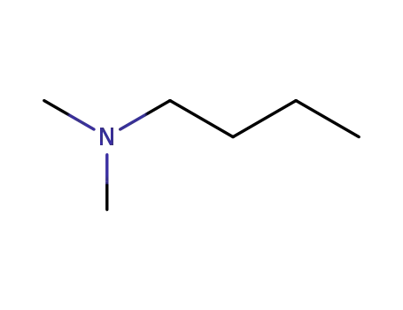 Molecular Structure of 927-62-8 (N,N-Dimethylaminobutane)