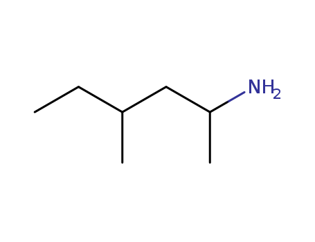 105-41-9,1,3-Dimethylpentylamine,NSC 1106;Forthan;Methylhexaneamine;Forthane;Pentylamine,1,3-dimethyl- (6CI,7CI,8CI);1,3-Dimethylamylamine;2-Amino-4-methylhexane;4-Methyl-2-hexylamine;