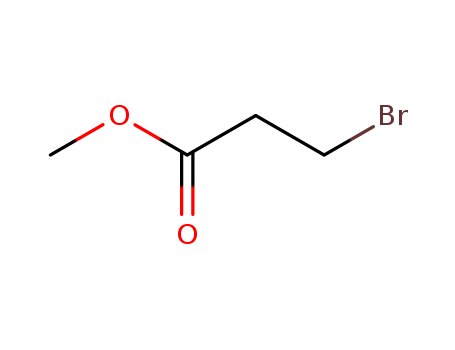3395-91-3,Methyl 3-bromopropionate,b-Bromopropionic acid methyl ester;NSC 3705;Methyl b-bromopropionate;3-Bromopropionic acid methyl ester;3-Bromopropanoic acid methyl ester;Propionicacid, 3-bromo-, methyl ester (6CI,7CI,8CI);
