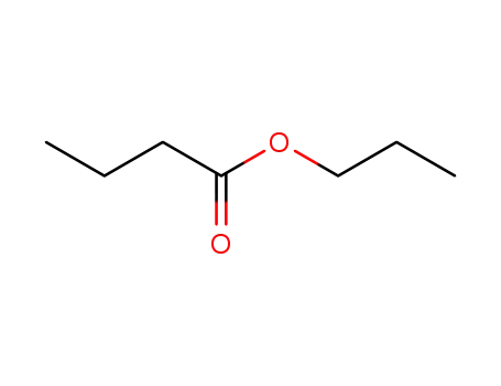 Molecular Structure of 105-66-8 (Butanoic acid, propylester)