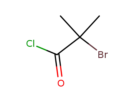 Molecular Structure of 20469-89-0 (2-Bromoisobutyrylchloride)