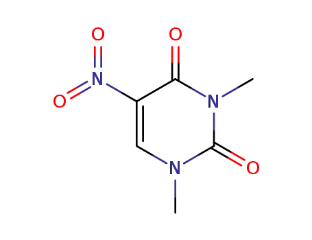 Molecular Structure of 41613-26-7 (1,3-DIMETHYL-5-NITROURACIL HYDRATE)