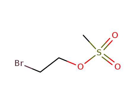 Molecular Structure of 4239-10-5 (Methanesulfonic acid 2-bromoethyl ester)