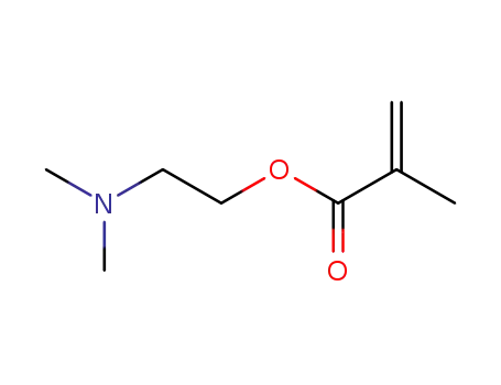 Molecular Structure of 2867-47-2 (2-(Dimethylamino)ethyl methacrylate)