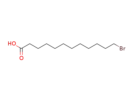 Molecular Structure of 73367-80-3 (12-Bromododecanoic acid)