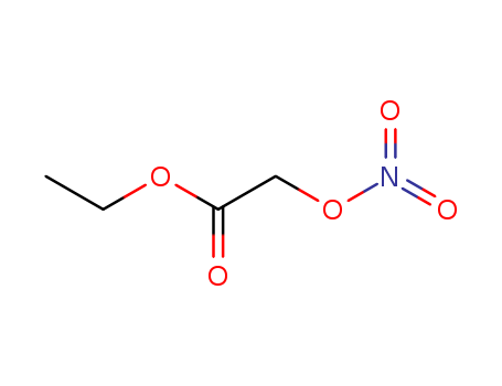 Molecular Structure of 999-17-7 (Acetic acid, (nitrooxy)-, ethyl ester)