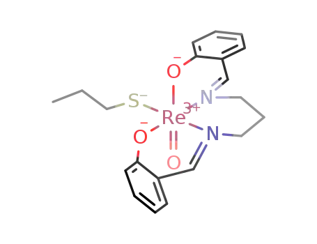 non-sym-propylthio[N,N'-bis(salicylidene)-1,3-diaminopropanato]oxorhenium