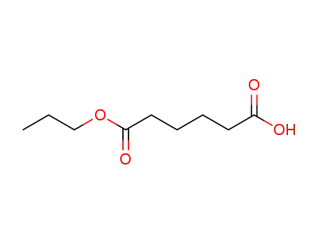 Molecular Structure of 6939-72-6 (6-oxo-6-propoxyhexanoic acid)