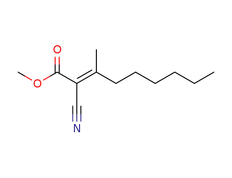 2-cyano-3-methyl-non-2-enoic acid methyl ester