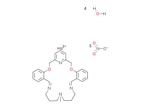 [Ho(15-methyl-3.27-dioxa-11.15.19.33-tetraazatetracyclo[27.3.1.O(4.9).O(21,26)]tritiaconta-1(32).4(9).5.7.10.19.21(26).22.24.29(33).30-nonaene)][NO3]3*4H2O