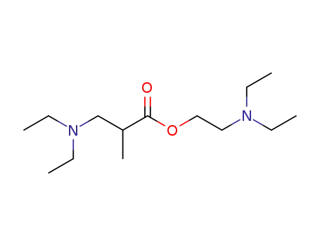 β-diethylamino-isobutyric acid-(2-diethylamino-ethyl ester)