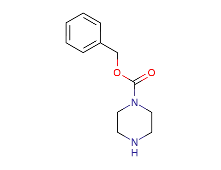 Molecular Structure of 31166-44-6 (BENZYL 1-PIPERAZINECARBOXYLATE)