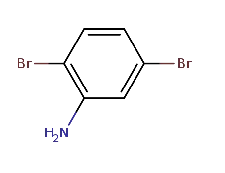 Molecular Structure of 3638-73-1 (2,5-Dibromobenzenamine)