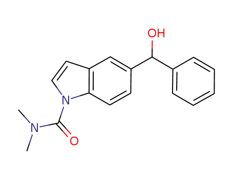 5-(hydroxy(phenyl)methyl)-N,N-dimethyl-1H-indole-1-carboxamide