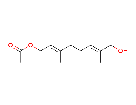37905-03-6,2,6-Octadiene-1,8-diol, 2,6-dimethyl-, 8-acetate, (2E,6E)-,