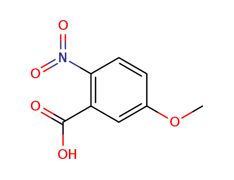 1882-69-5,5-Methoxy-2-nitrobenzoic acid,m-Anisicacid, 6-nitro- (6CI,7CI,8CI);2-Nitro-5-methoxybenzoic acid;5-(Methyloxy)-2-nitrobenzoic acid;NSC 364656;