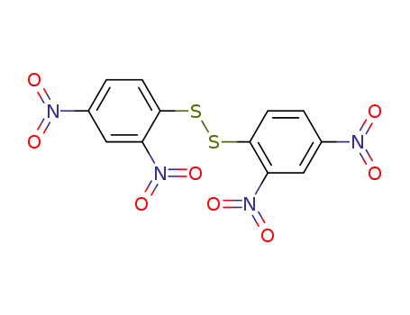 Molecular Structure of 2217-55-2 (BIS(2,4-DINITROPHENYL) DISULFIDE)