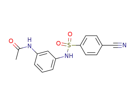 N-(3-{[(4-Cyanophenyl)sulfonyl]amino}phenyl)acetamide
