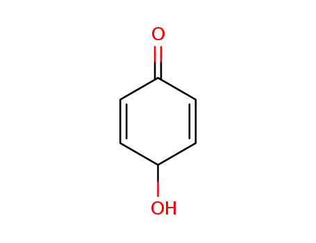 Molecular Structure of 4323-21-1 (4-hydroxycyclohexa-2,5-dien-1-one)