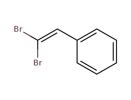 Molecular Structure of 7436-90-0 (1,1-Dibromo-2-phenylethene)