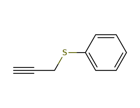 Molecular Structure of 5651-88-7 (PHENYL PROPARGYL SULFIDE)