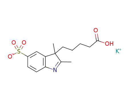 potassium 3-(4-carboxybutyl)-2,3-dimethylindolenine-5-sulfonate
