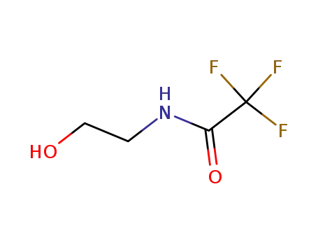 Molecular Structure of 6974-29-4 (N-(2-HYDROXYETHYL)-2,2,2-TRIFLUOROACETAMIDE)