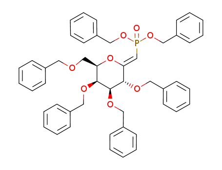 (1(1')Z)-2,3,4,6-tetra-O-benzyl-1-deoxy-1-(dibenzyloxyphosphoryl)methylidene-D-galactopyranose