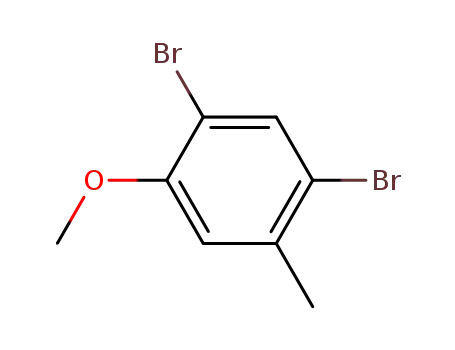 Molecular Structure of 5456-94-0 (2,4-DIBROMO-5-METHOXYTOLUENE)