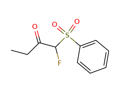 1-fluoro-1-(phenylsulfonyl)butan-2-one