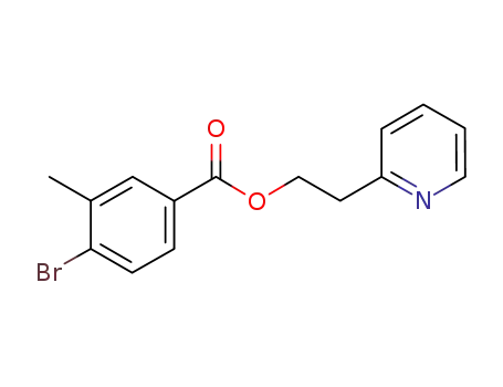 2-(2-pyridyl)ethyl 4-bromo-3-methylbenzoate