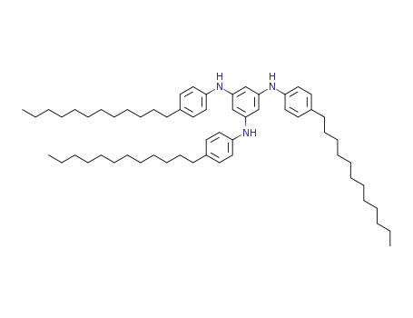 1,3,5-tris(4-n-dodecylanilino)benzene