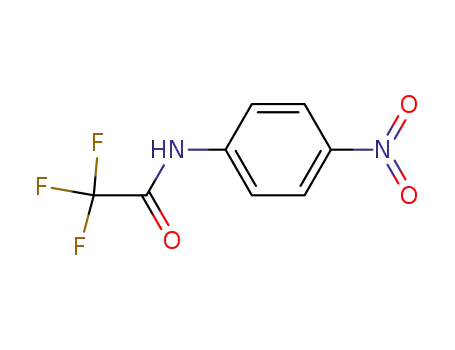 Molecular Structure of 404-27-3 (2,2,2-Trifluoro-4'-nitroacetanilide)