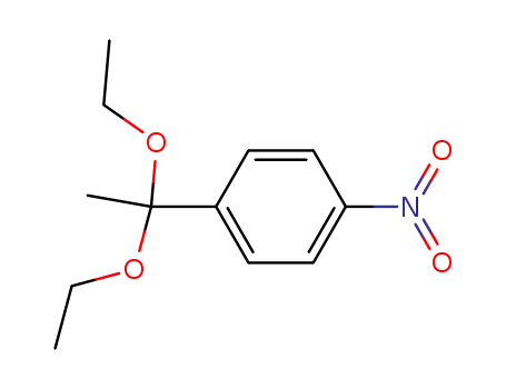 Molecular Structure of 64600-23-3 (Benzene, 1-(1,1-diethoxyethyl)-4-nitro-)