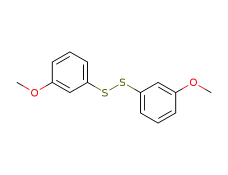 Molecular Structure of 59014-89-0 (Disulfide, bis(3-methoxyphenyl))